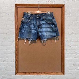 Cinch Denim Flag Shorts Size 31 x 34